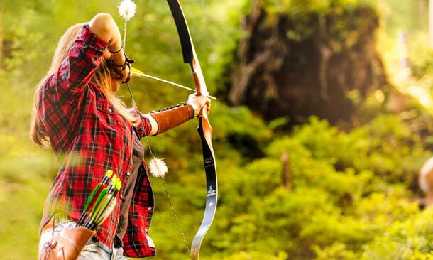 archery in Gastein valley