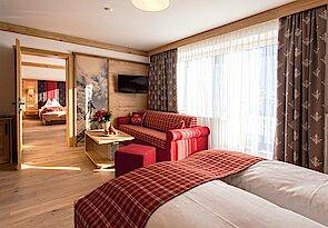 Rooms and suites with balcony at your accommodation in Gastein